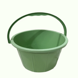 milky plastic bucket